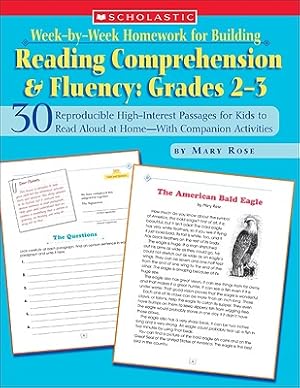 Imagen del vendedor de Week-By-Week Homework for Building Reading Comprehension & Fluency: Grades 2-3: 30 Reproducible High-Interest Passages for Kids to Read Aloud at Home- (Paperback or Softback) a la venta por BargainBookStores