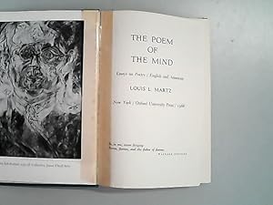 Bild des Verkufers fr Poem of the Mind: Essays on Poetry, English and American. zum Verkauf von Antiquariat Bookfarm