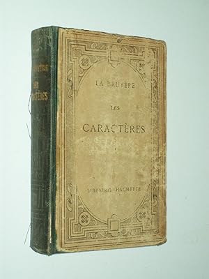 Imagen del vendedor de Les Caractres (ou Les Moeurs de ce Sicle) [Librairie Hachette] a la venta por Rodney Rogers