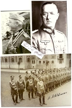 HELMUTH SCHLÖMER (1913-1997) dt. Generalleutnant im Zweiten Weltkrieg, Ritterkreuz mit Eichenlaub...