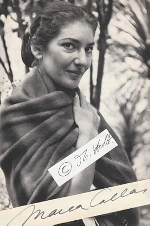 MARIA CALLAS (1923-77) legendäre, früh verstorbene, griechisch-amerikanische Opernsängerin. Die C...