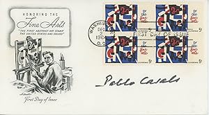 Signed "Fine Arts" First Day Cover