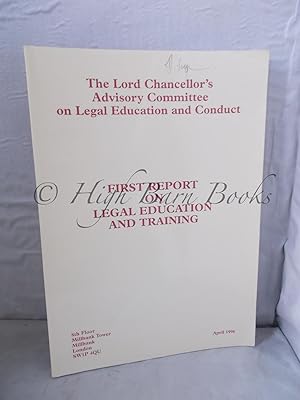 Image du vendeur pour First Report on Legal Education and Training April 1996 mis en vente par High Barn Books