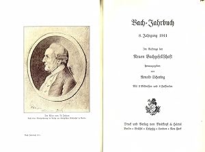 Bach-Jahrbuch (8. Jahrgang 1911)