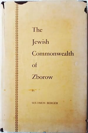 The Jewish Commonwealth of Zborow