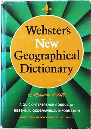 Image du vendeur pour Webster's New Geographical Dictionary mis en vente par Generations Press