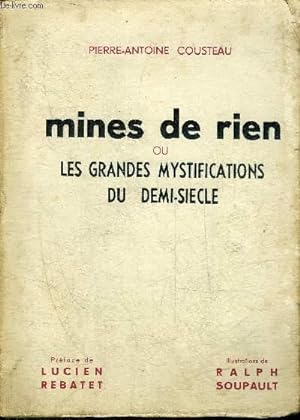 Seller image for MINES DE RIEN OU LES GRANDES MYSTIFICATIONS DU DEMI-SIECLE. for sale by Le-Livre
