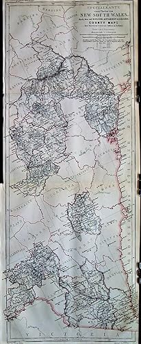 1866 Special Map of the Part of New South Wales Based on Cadastral Surveys of County Maps of the ...