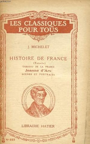 Imagen del vendedor de HISTOIRE DE FRANCE (Extraits) (Les Classiques Pour Tous) a la venta por Le-Livre