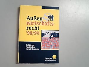 Seller image for Auenwirtschaftsrecht '98/99. Einfhrung, Fundstellen, Vorschriftentexte. for sale by Antiquariat Bookfarm