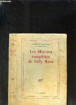 Imagen del vendedor de LES OEUVRES COMPLETES DE SALLY MARA a la venta por Le-Livre