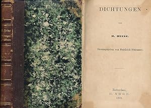 Dichtungen. Hrsg. v. Friedrich Steinmann.