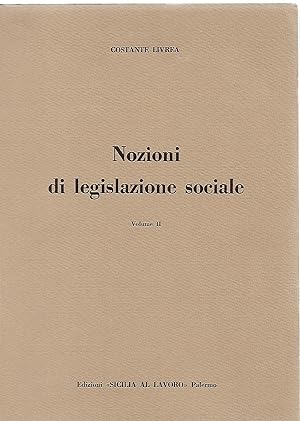 Immagine del venditore per nozioni di legislazione sociale venduto da Libreria Del Corso