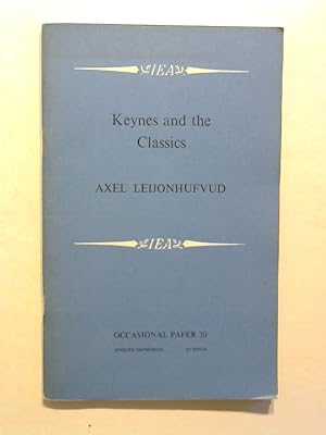 Keynes and the Classics. Occasional Paper 30.