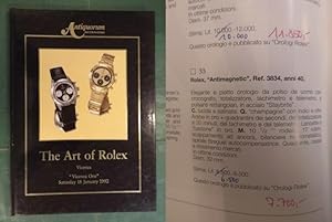 The Art of Rolex - an important Collection of Wristwatches. . . Auction 1992