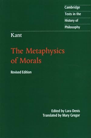 Bild des Verkufers fr Metaphysics of Morals zum Verkauf von GreatBookPrices