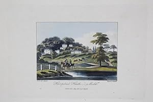A Single Original Miniature Antique Hand Coloured Aquatint Engraving By J Hassell Illustrating Ha...