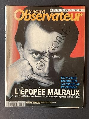 LE NOUVEL OBSERVATEUR-N°1663-DU 19 AU 25 SEPTEMBRE 1996-ANDRE MALRAUX
