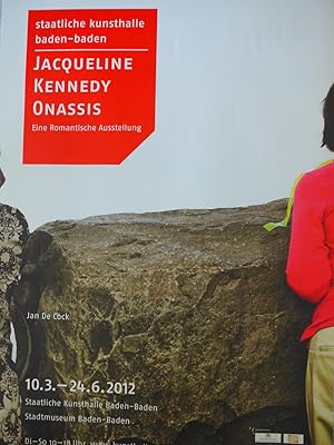 Image du vendeur pour Jan De Cock : Jacqueline Kennedy Onassis. Eine Romantische Ausstellung (POSTER) mis en vente par The land of Nod - art & books