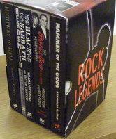 Bild des Verkufers fr Rock Legends - 5 Paperback Box Set - Rock Legends - Highway to Hell / Aerosmith, What it Takes / The Status Quo Autobiography, XS All Areas / How Black Was Our Sabbath / Hammer of the Gods zum Verkauf von Books Written By (PBFA Member)