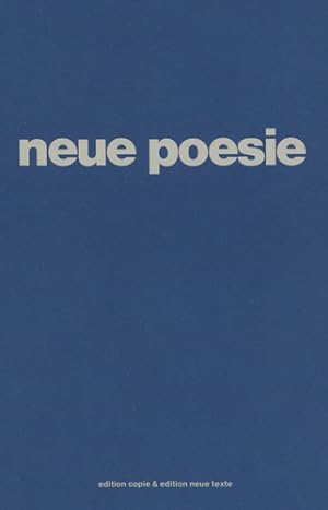Seller image for vernebelungen. gedichte nach nikolaus lenau (mrz/april 1979) IN: neue poesie. bielefelder colloquium. eine anthologie 1980. for sale by Georg Fritsch Antiquariat