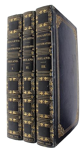 Imagen del vendedor de Hogarth Illustrated by John Ireland. From the original Picture in the Shakspeare Gallery. 3 Vols. a la venta por Lynge & Sn ILAB-ABF