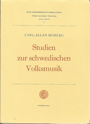 Immagine del venditore per Studien zur schwedischen Volksmusik. venduto da Centralantikvariatet