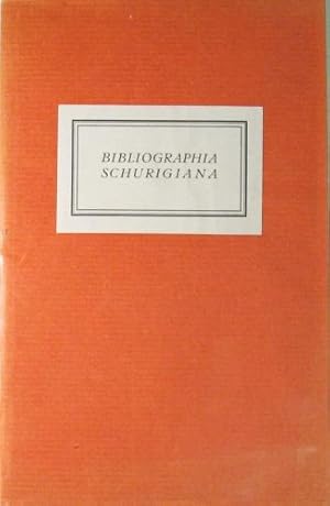 Bibliographie Schurigiana. Werke des Capitano. 1902 - 1924.