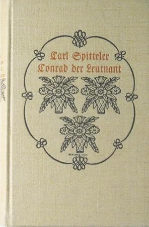 Bild des Verkufers fr Conrad der Leutnant. Eine Darstellung. Zweite Auflage. zum Verkauf von Rotes Antiquariat