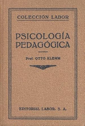 Seller image for Psicologa pedaggica for sale by Librera Vobiscum