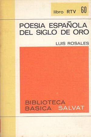 Imagen del vendedor de Poesa Espaola del Siglo de Oro a la venta por Librera Vobiscum