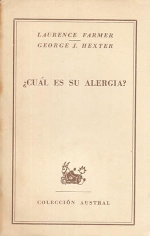 Imagen del vendedor de Cual es s alerga? a la venta por Librera Vobiscum