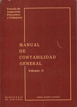 Image du vendeur pour Manual de contabilidad general. Vol. II mis en vente par Librera Vobiscum