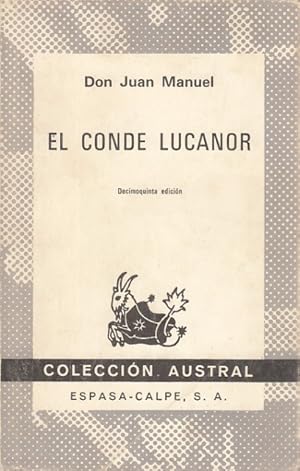 Imagen del vendedor de El Conde Lucanor a la venta por Librera Vobiscum