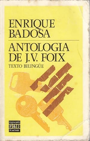 Seller image for Antologia de J.V.Foix for sale by Librera Vobiscum
