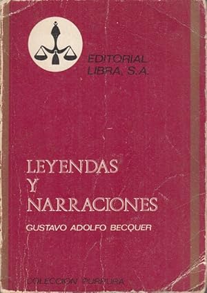 Imagen del vendedor de Leyendas y narraciones a la venta por Librera Vobiscum