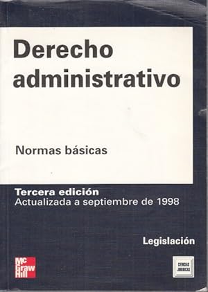 Seller image for Derecho Administrativo. Normas bsicas for sale by Librera Vobiscum