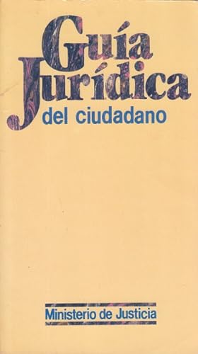 Imagen del vendedor de Gua Jurdica del ciudadano a la venta por Librera Vobiscum