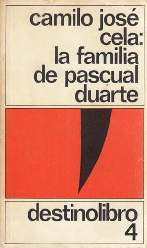 Seller image for La familia de Pascual Duarte for sale by Librera Vobiscum