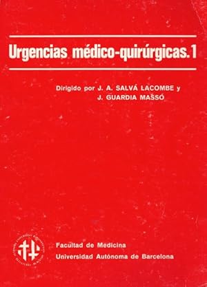 Seller image for Urgencias mdico - quirrgicas. 1 for sale by Librera Vobiscum