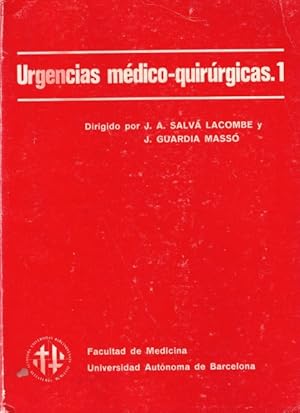 Imagen del vendedor de Urgencias mdico-quirrgicas 1 a la venta por Librera Vobiscum