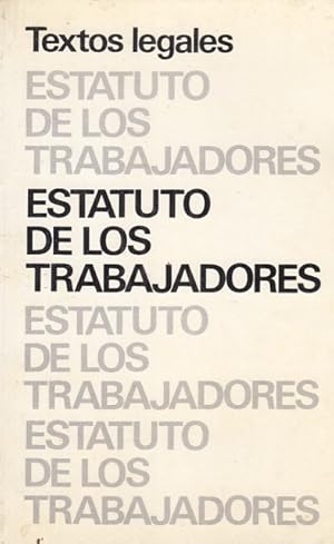 Seller image for Estatuto de los trabajadores for sale by Librera Vobiscum