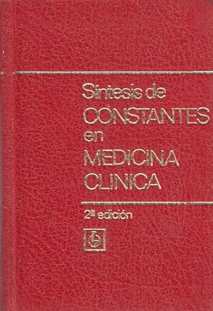 Seller image for Sntesis de constantes en medicina clnica for sale by Librera Vobiscum