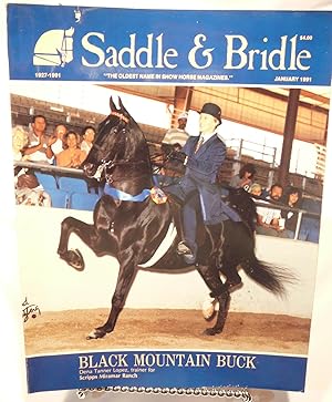 Seller image for Saddle & Bridle Magazine January 1991 Volume 64, number 1 "Black Mountain Buck" for sale by Prestonshire Books, IOBA