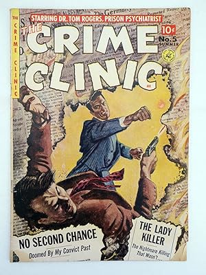 CRIME CLINIC 5. VG- (Vvaa) Ziff Davis, 1951