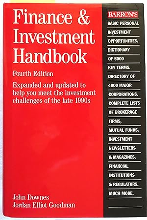 Immagine del venditore per Barron's Finance & Investment Handbook venduto da Book Catch & Release