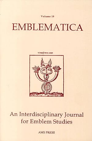 Seller image for Emblematica: Volume 19: An Interdisciplinary Journal for Emblem Studies for sale by Libro Co. Italia Srl