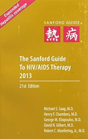 Seller image for The Sanford Guide To HIV/Aids Therapy 2013 for sale by Libro Co. Italia Srl