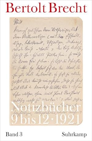 Bild des Verkufers fr Notizbcher Notizbcher 1921 zum Verkauf von AHA-BUCH GmbH