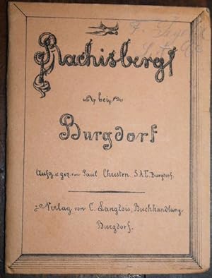 Panorama : Rachisberg bei Burgdorf. Aufg. und gez. von Paul Christen S.A.T. Burgdorf